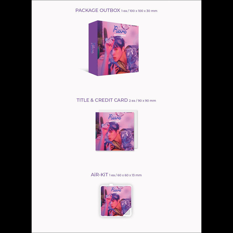 KIM WOO SEOK 3rd DESIRE [Reve] Kit Album