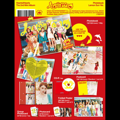 (Photobook Ver.) Hearts2Hearts [Lemon Tang] + Free Gift