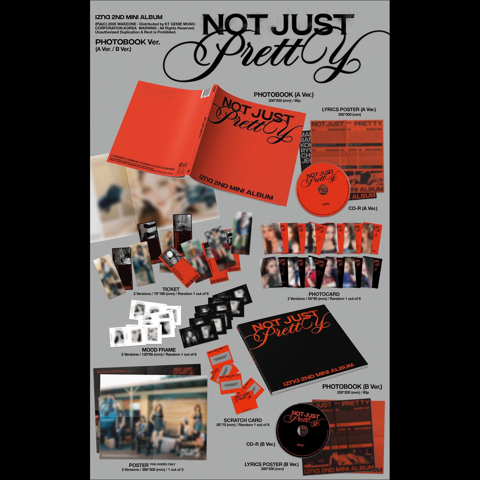 izna [Not Just Pretty] PHOTOBOOK Ver. (A Ver. / B Ver.)