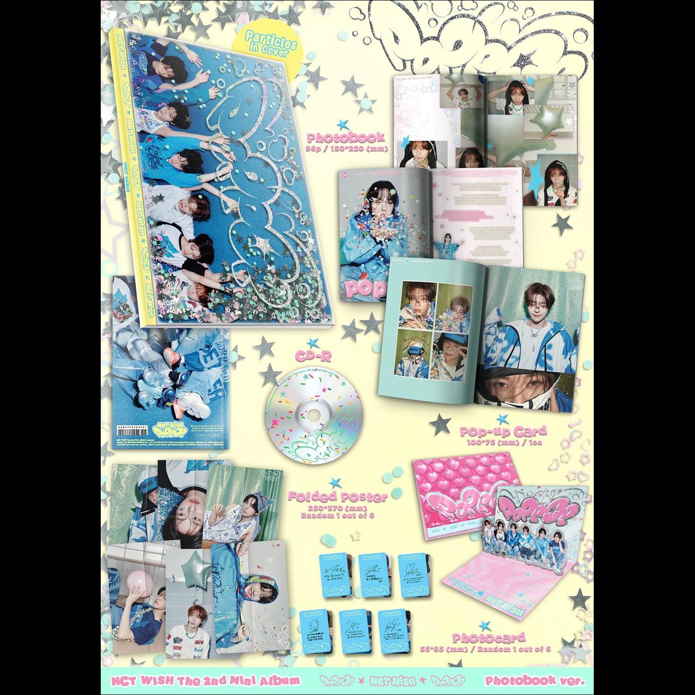 NCT WISH [poppop] Photobook Ver. Album + Free Gift