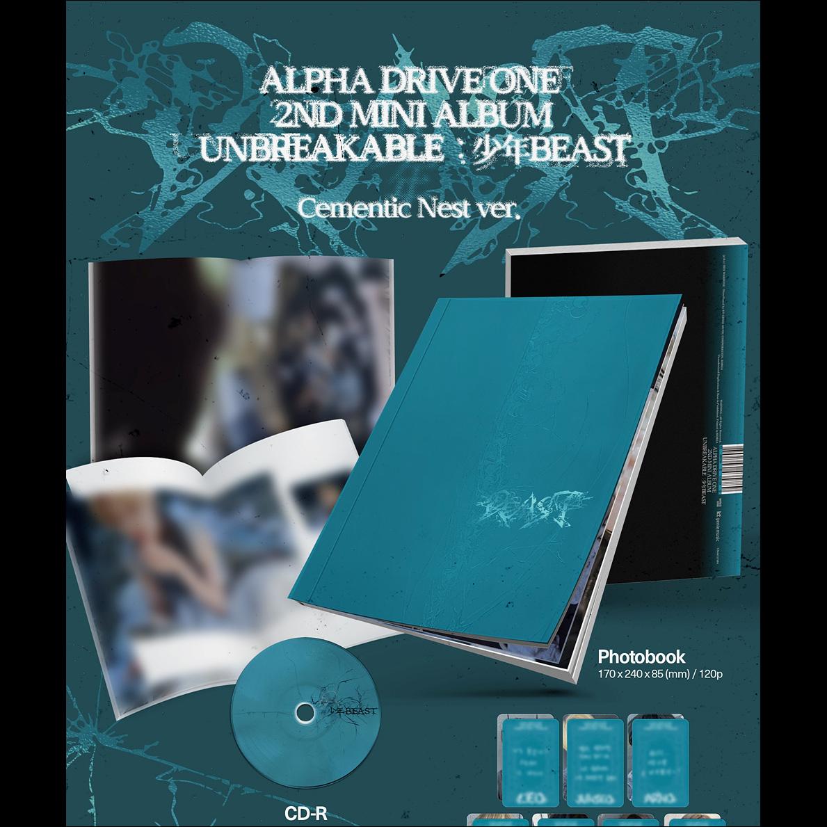 [Pre-order] ALPHA DRIVE ONE [UNBREAKABLE] BEAST_Cementic Nest ver. + Free Gift