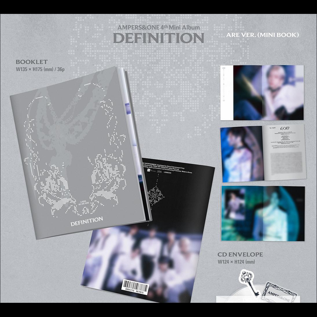 AMPERS&ONE [DEFINITION] ARE Ver. / 4th Mini Album + free gift