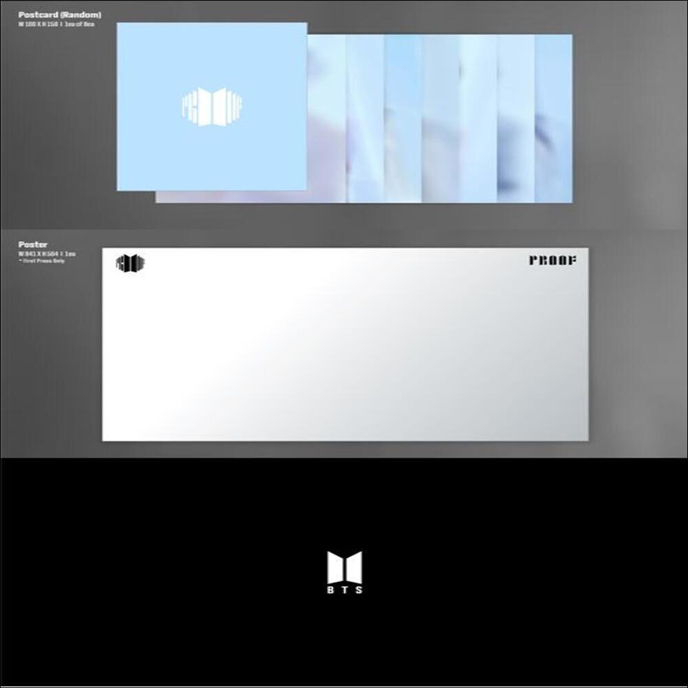 [Ready Stock/Poster option] BTS - Proof Standard Edition + Free Gift (fanmade photocard 1EA)
