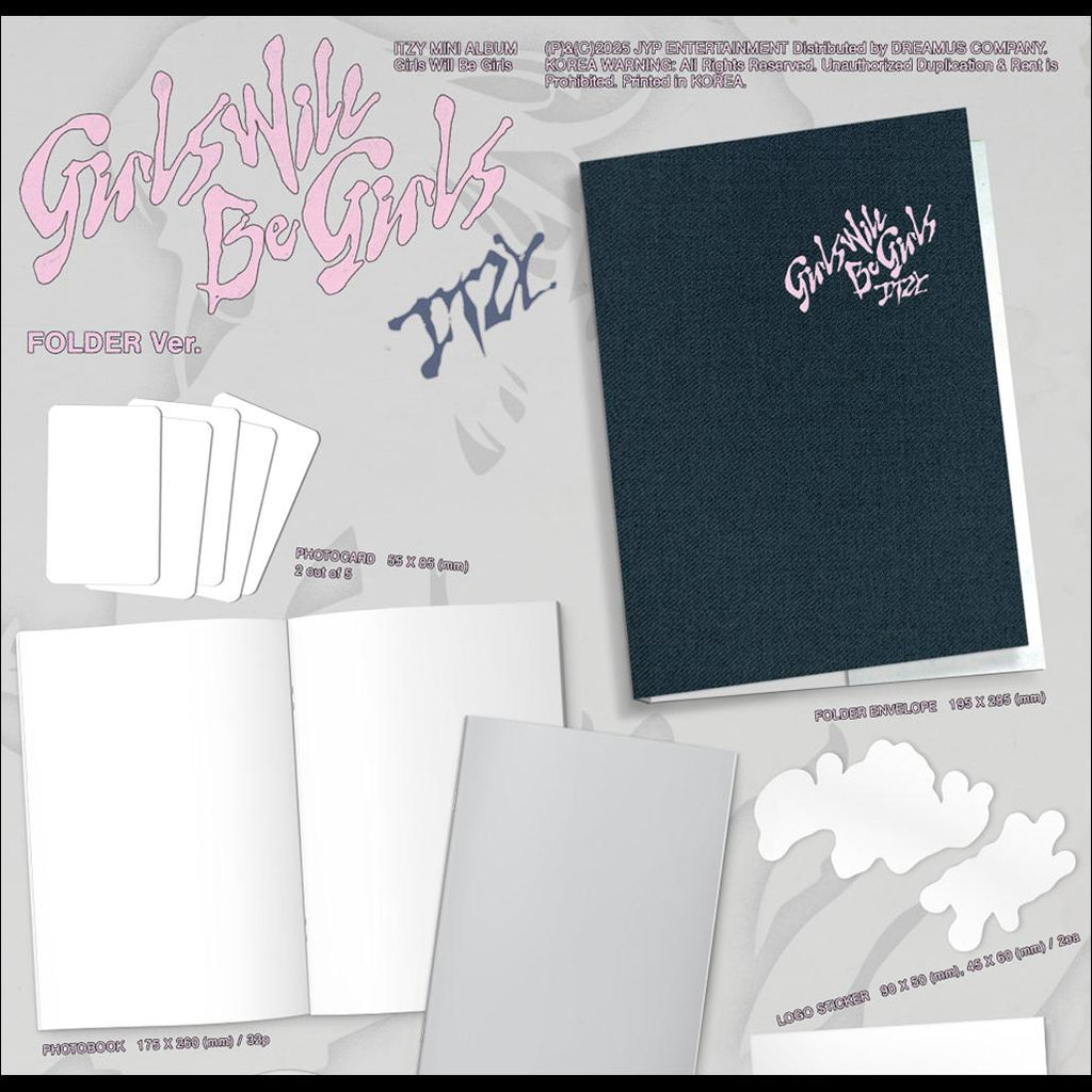 ITZY [Girls Will Be Girls] Folder Ver.