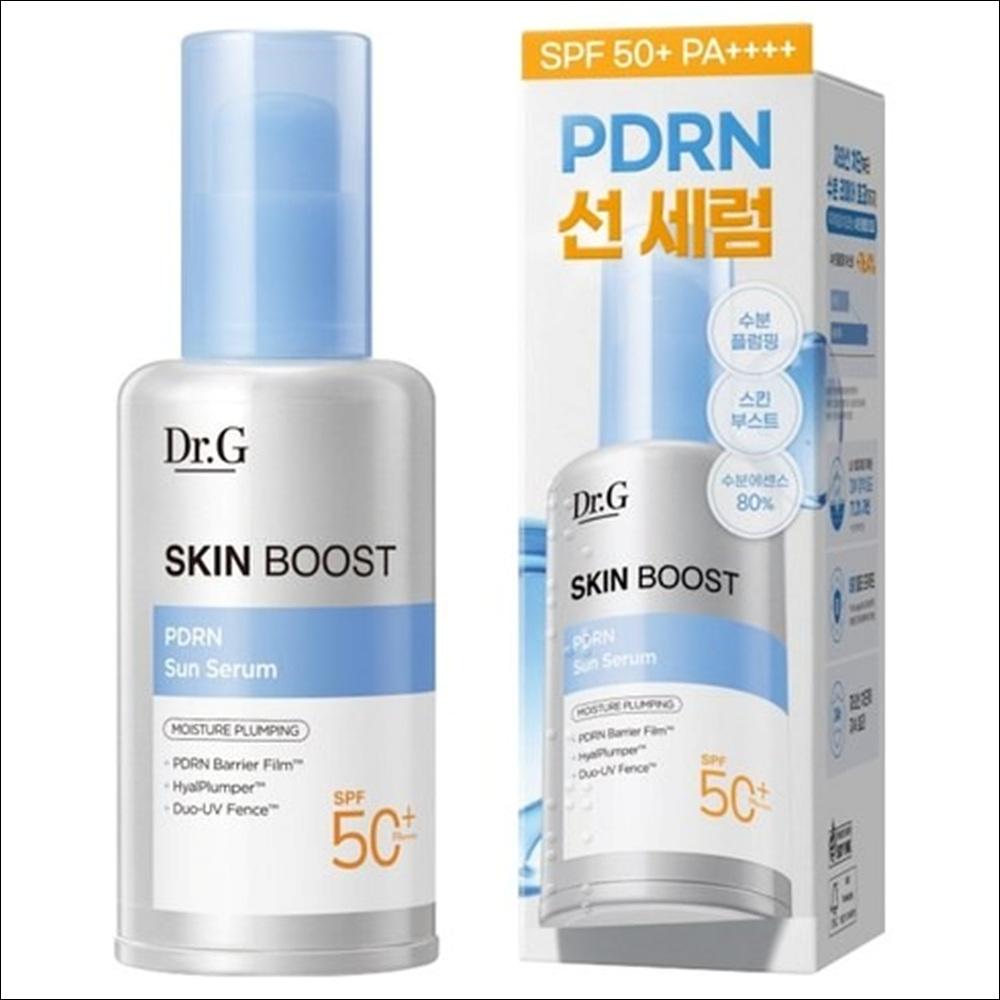 [Dr.G] Skin Boost PDRN Sun Serum SPF50+ PA++++ (50ml) - Revitalizing & Firming Sun Care, Elasticity Support Sunblock, K-Beauty