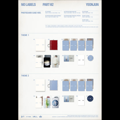 YEONJUN (TOMORROW X TOGETHER) [NO LABELS: PART 02] Photocard Case Ver. + Free Gift