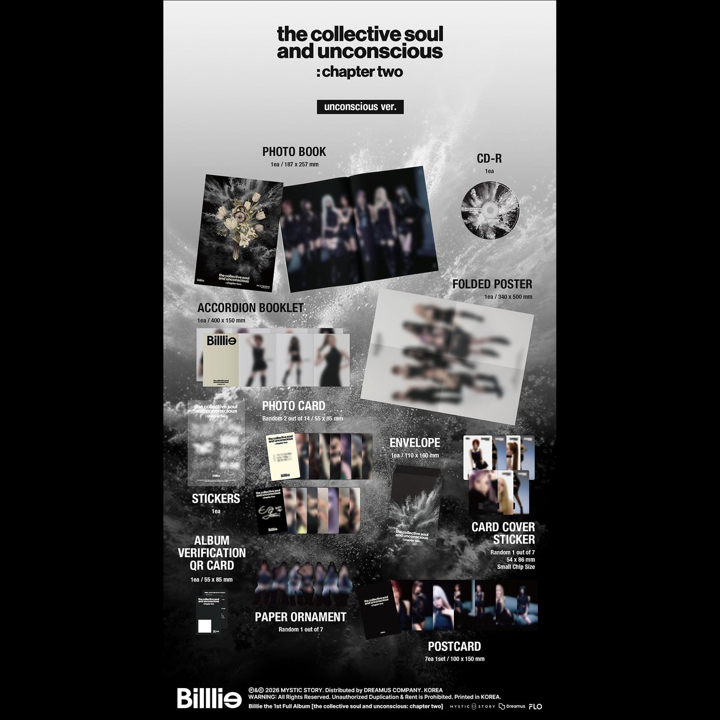 Billlie [the collective soul and unconscious:chapter two] 1st Album + Free Gift