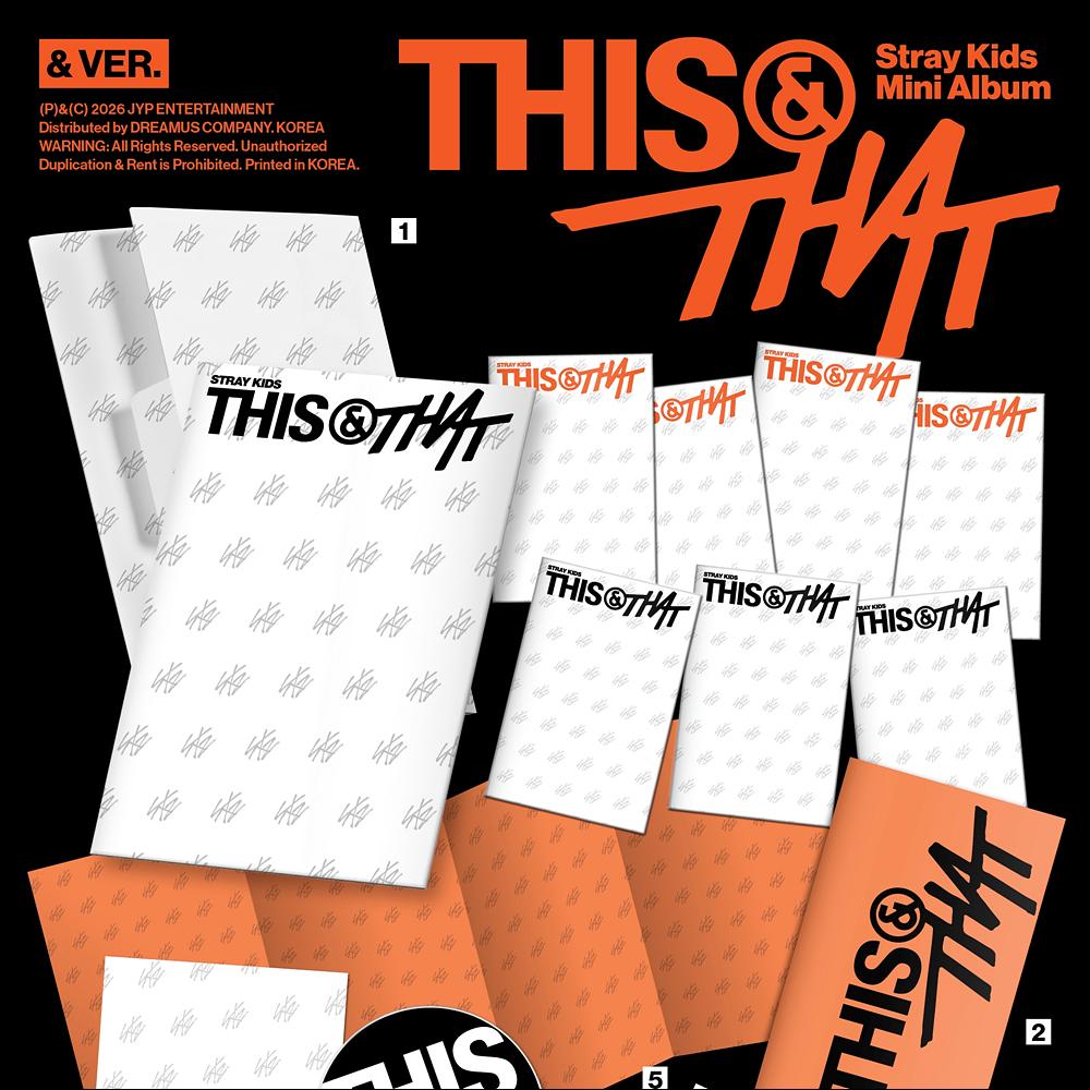 [Pre-order] Stray Kids [THIS & THAT] (& VER.) Mini Album + Free Gift