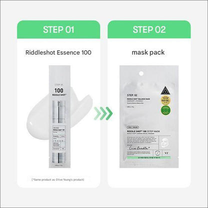 VT REEDLE SHOT 100 CICA X HYALON 2 STEP MASK (10pcs, 20pcs)