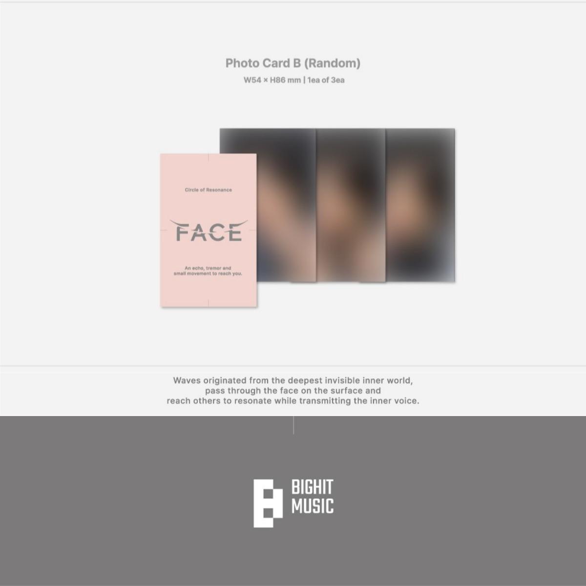 [Album Only/No POB] JIMIN(BTS) FACE Album