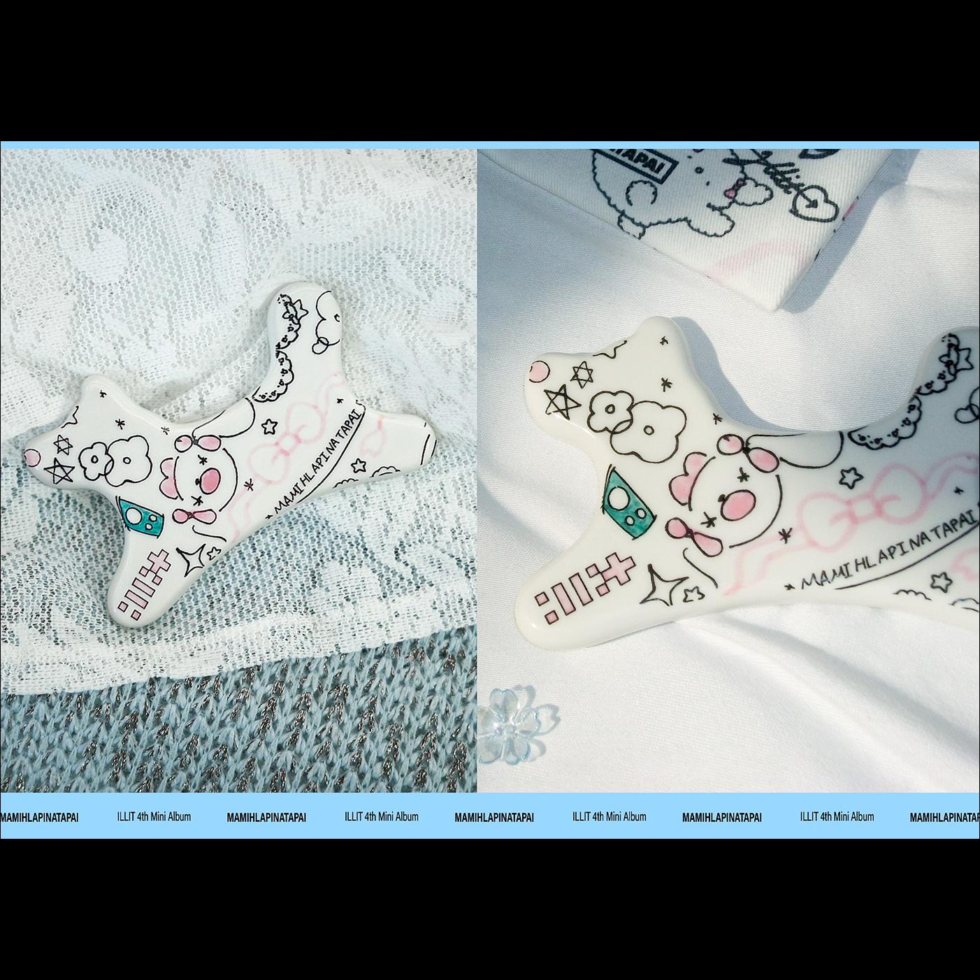 ILLIT [MAMIHLAPINATAPAI] Gua Sha Ceramic Objet ver. + Free Gift