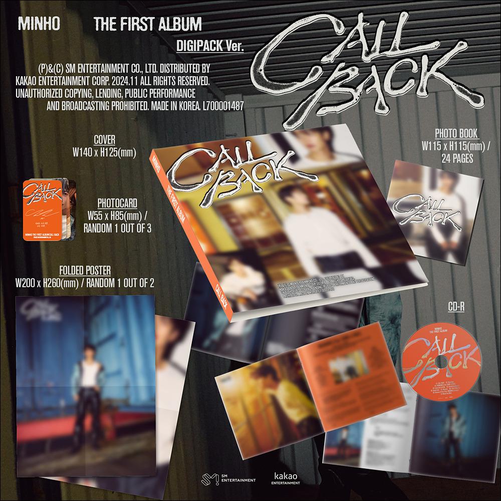 (Digipack Ver.) MINHO(SHINee) CALL BACK The 1st Album