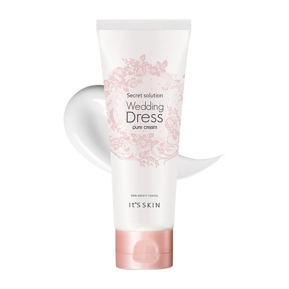 [It's Skin] Secret Solution Wedding Dress Pure Tone Up Cream - Instant Face & Body Brightening, 100ml | Olive's K-beauty