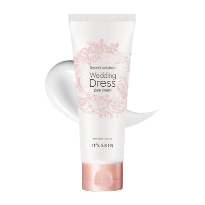[It's Skin] Secret Solution Wedding Dress Pure Tone Up Cream - Instant Face & Body Brightening, 100ml | Olive's K-beauty