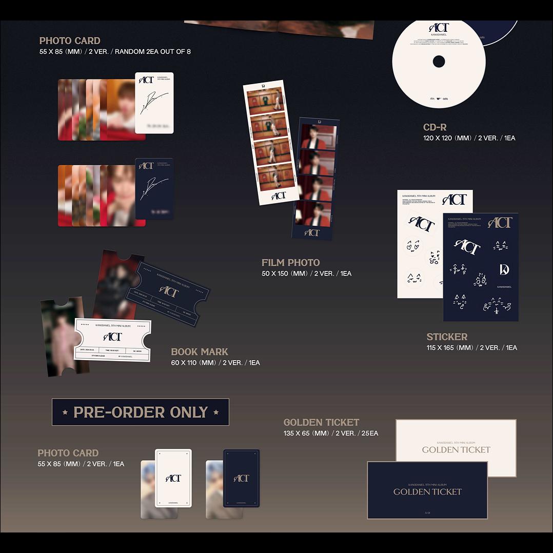 KANGDANIEL - ACT (A VER., B VER.) Album