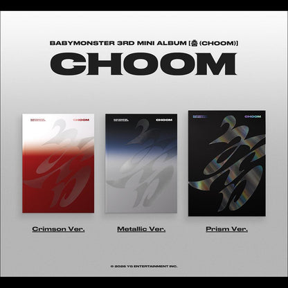 BABYMONSTER [CHOOM] 3rd MINI ALBUM + Free Gift