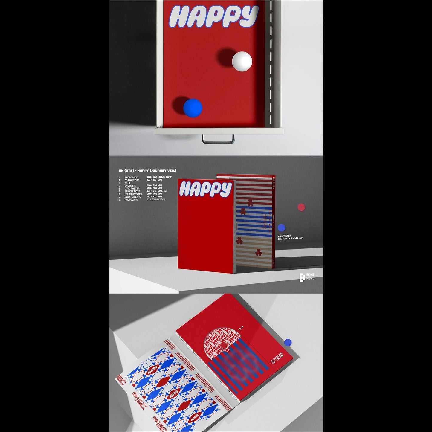 JIN (BTS) Happy 1st Solo Album