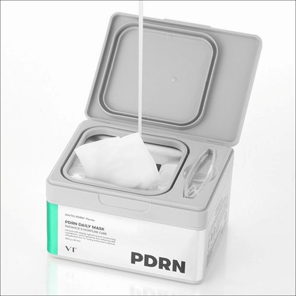 [VT Cosmetics] PDRN Daily Mask (30 Sheets) - Panax PDRN Radiance & Moisture Care, Hydrating & Softening Face Mask for Vibrant Skin, K-Beauty