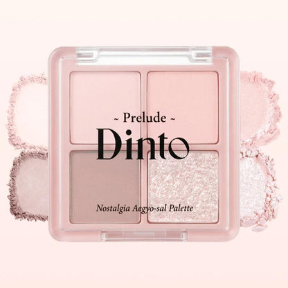 [Dinto] Nostalgic Eye Palette 75 Little Orwell - Prelude Limited Edition Pink Mauve Eyeshadow, Soft Blurring Daily Eye Palette, K-Beauty