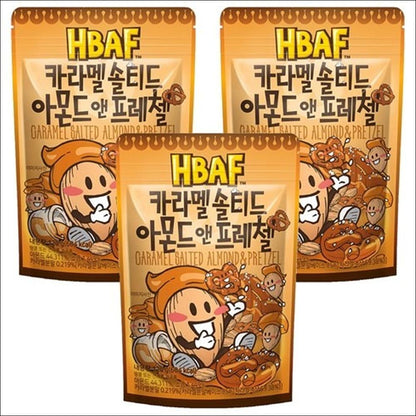 HBAF Caramel Salted Almond & Pretzels 120g x 1pack / 2pack / 3pack