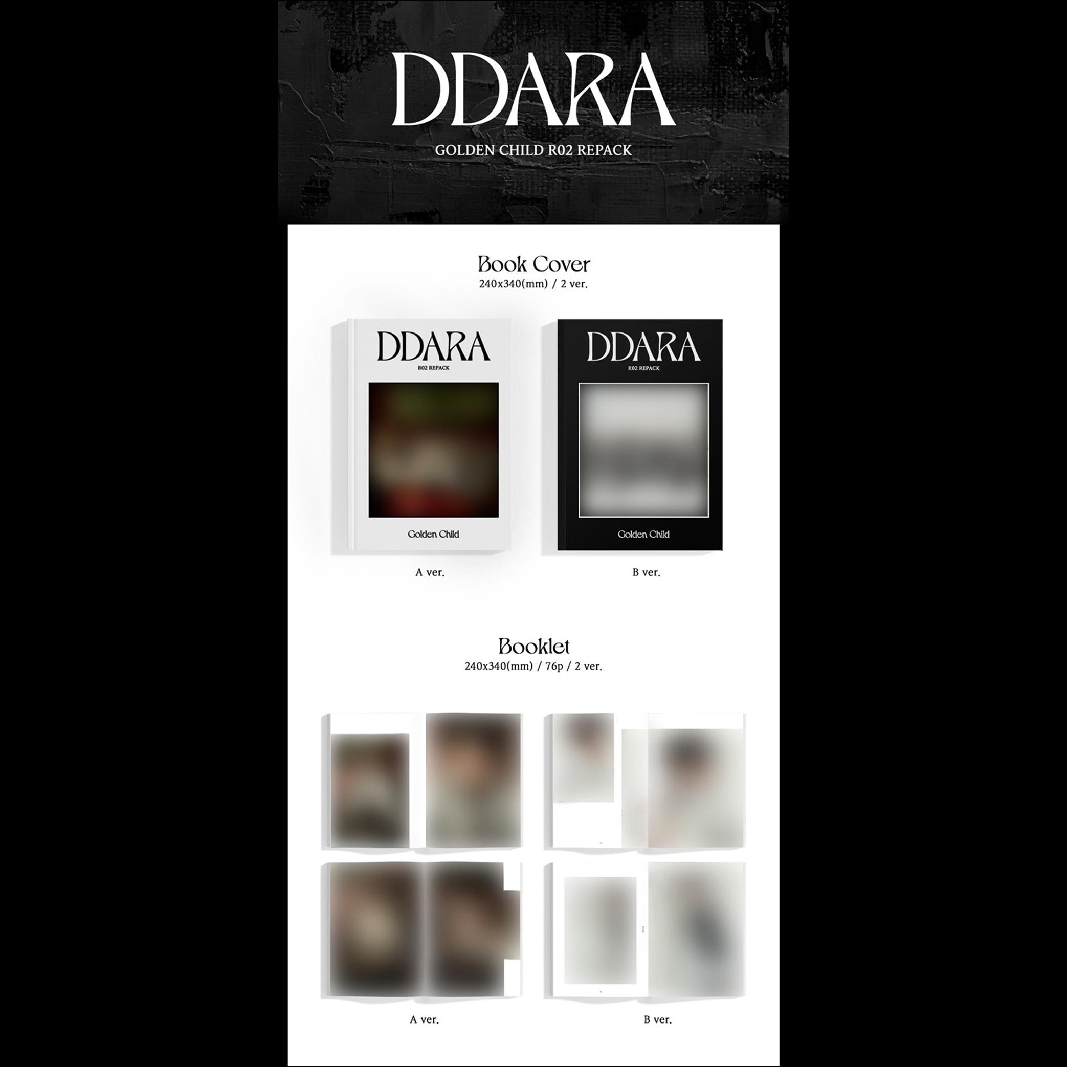 GOLDEN CHILD [DDARA] 2nd Regular Album Repackage