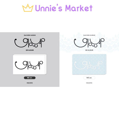 RESCENE [Glow Up] QR VER. (ME VER. / WE VER.) / 2nd MINI ALBUM
