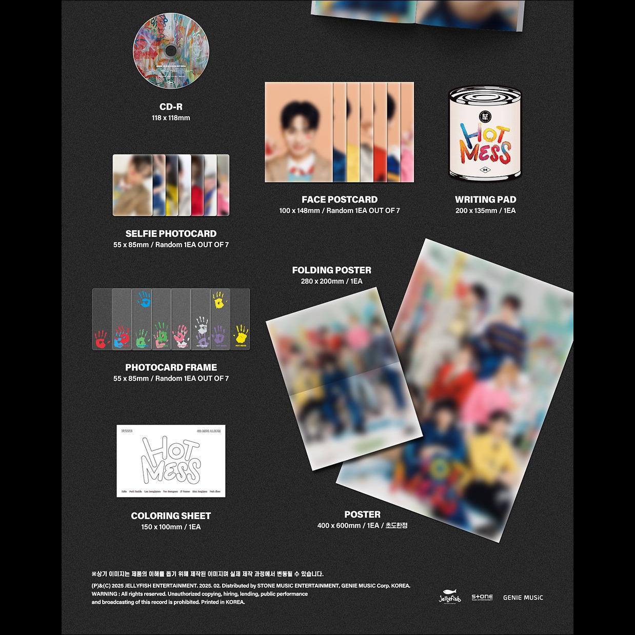 EVNNE - HOT MESS (Splatter Ver. / Sowing Ver.)