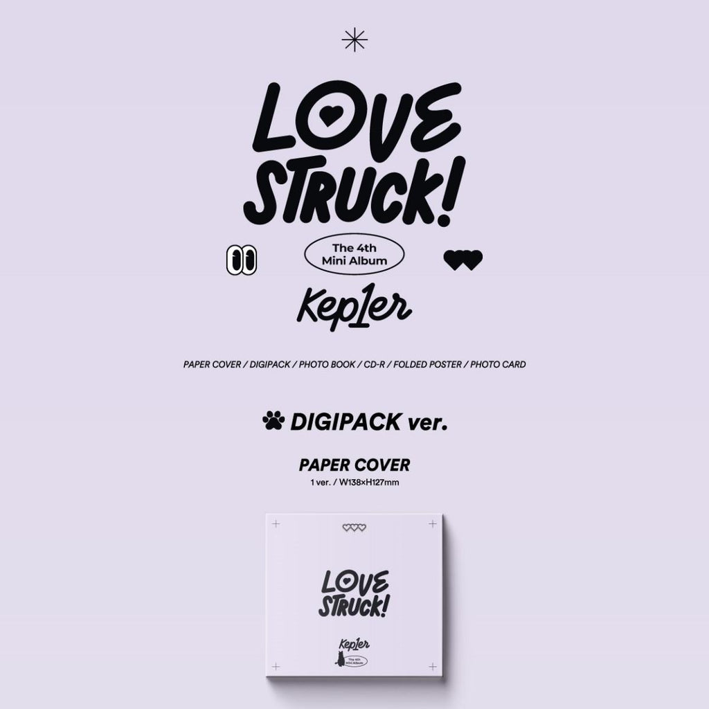 KEP1ER LOVESTRUCK!(LOVE STRUCK) Digipack ver.