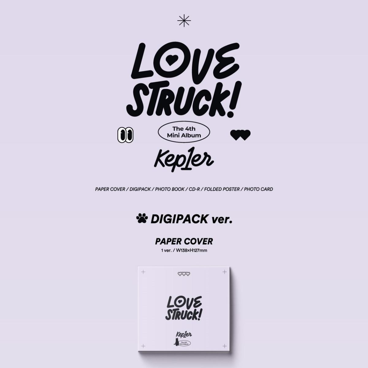 KEP1ER LOVESTRUCK!(LOVE STRUCK) Digipack ver.