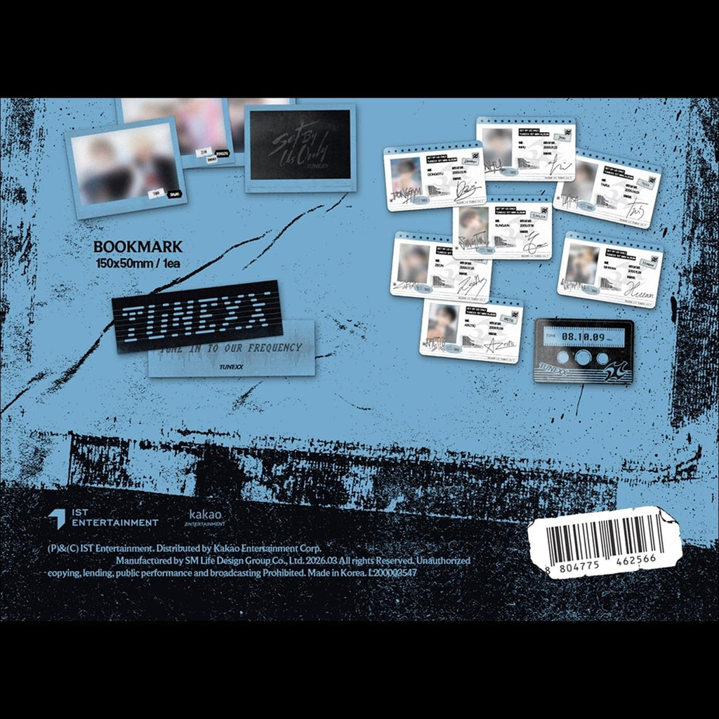 TUNEXX [SET BY US ONLY] 1st Mini Album (UNSET ver. / US ONLY ver.) + Free Gift
