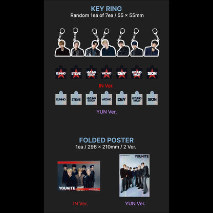 YOUNITE 8TH EP [INYUN Part.1] (IN Ver. / YUN Ver.) + Free Gift