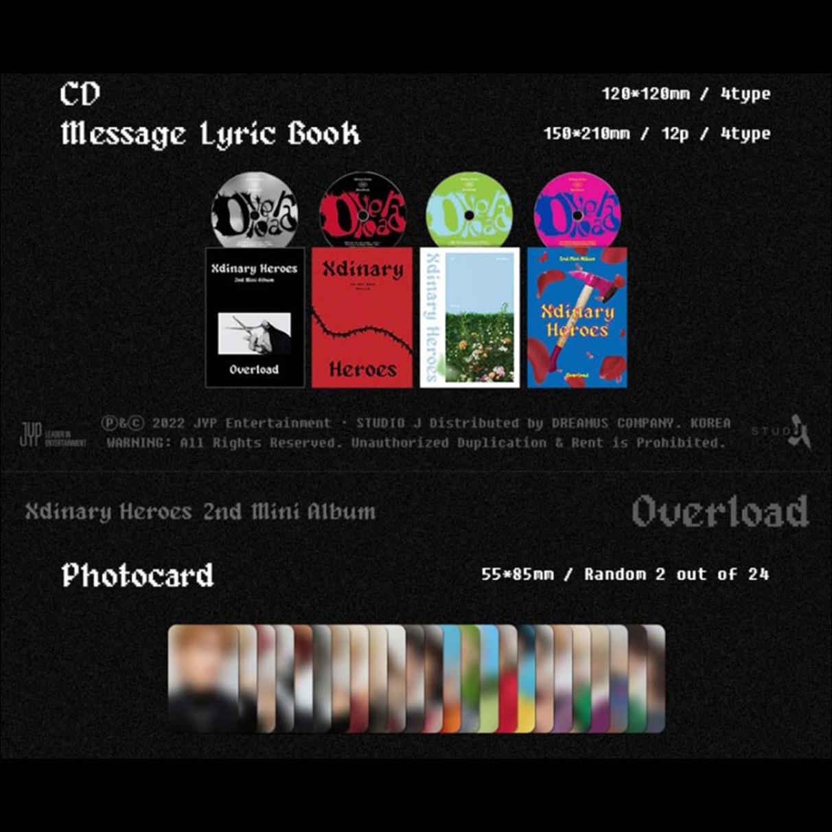 Xdinary Heroes Overload 2nd Mini Album