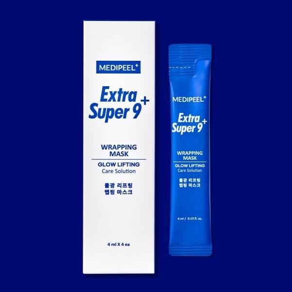 MEDIPEEL Extra Super 9 Plus (+) Glow Lifting Care Solution Wrapping Mask / 4ml, 4EA