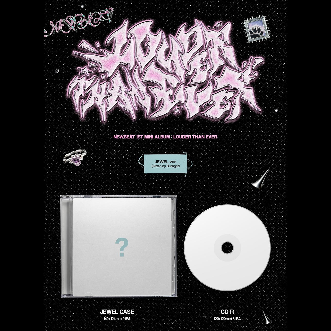 NEWBEAT - LOUDER THAN EVER JEWEL Ver. + Free Gift