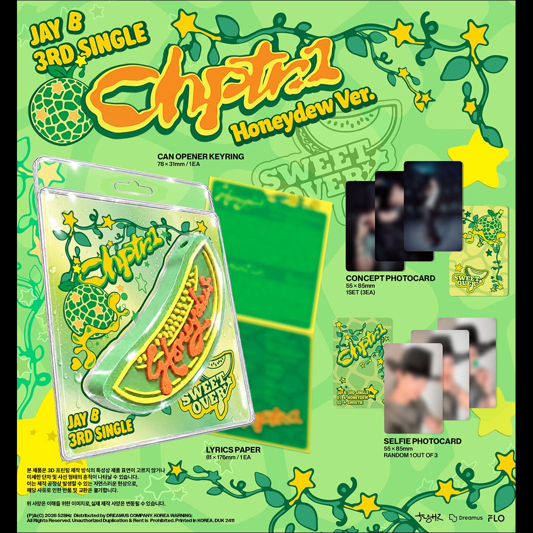 [Pre-order] JAY B (GOT7) Single Album [Chptr.1] Honeydew Ver. KPOP Sealed + Free Gift