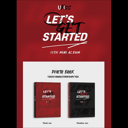 UKISS - LET'S GET STARTED (Flash ver. / Shadow ver.) / 13th Mini Album