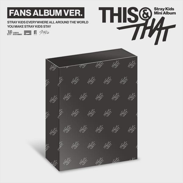 [Pre-order] Stray Kids [THIS & THAT] (FANS ALBUM VER.) Mini Album + Free Gift