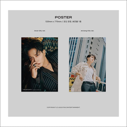 JUNG YONG HWA - YOUR CITY 2nd Mini Album