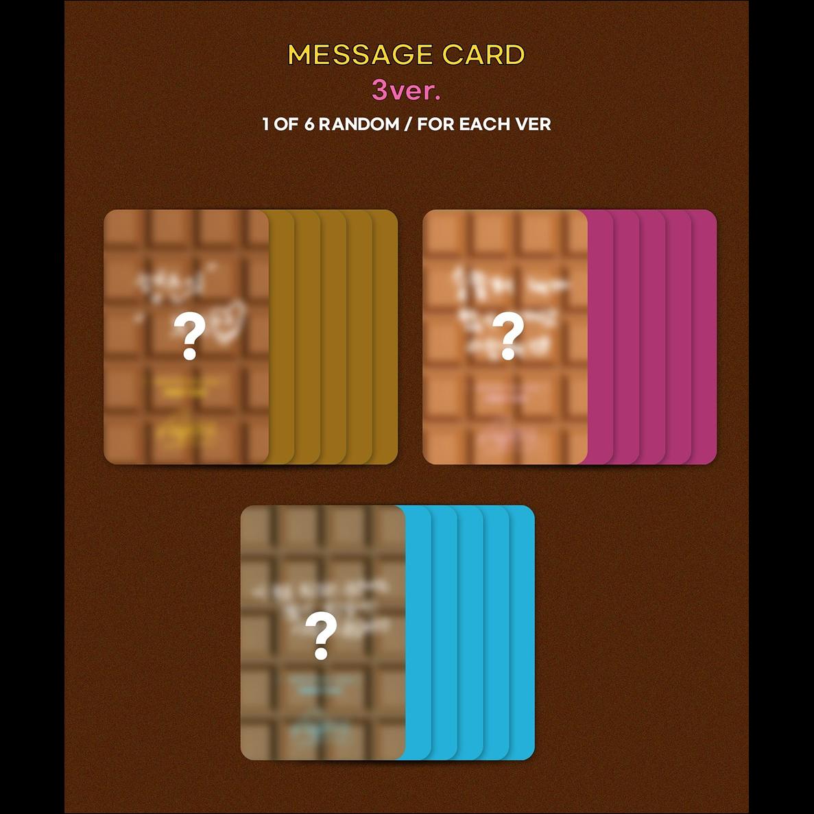 WAKER - Sweet Tape RISING CARD ALBUM (Vanilla ver. / Marmalade ver. / Chocolate ver.)