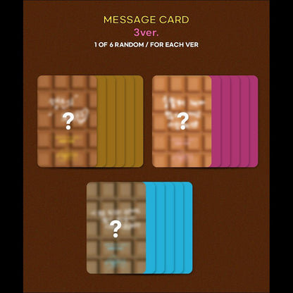 WAKER - Sweet Tape RISING CARD ALBUM (Vanilla ver. / Marmalade ver. / Chocolate ver.)