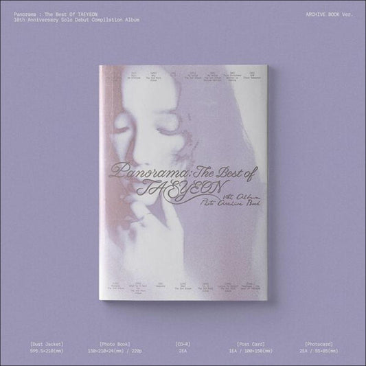 TAEYEON (SNSD) [Panorama : The Best of TAEYEON] Archive Book Ver. + Free Gift