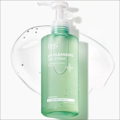 [Dr.G] pH Cleansing Gel Foam (200ml/300ml) - Low Irritation pH Balanced Cleanser, Sensitive Skin Safe, Barrier Strengthening, K-Beauty
