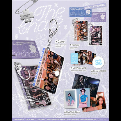 Hearts2Hearts [The Chase] Mini Book Ver. (Smart Album) / 1st Single Album