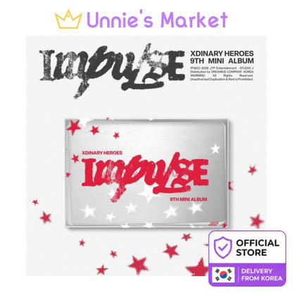 [Pre-order] Xdinary Heroes 9th Mini Album IMPULSE FANS ALBUM Ver KPOP Sealed + Free Gift