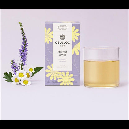 OSULLOC Organic Chamomile Lavender Herbal Tea Bags 20g
