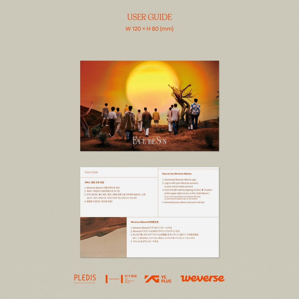 SEVENTEEN - FACE THE SUN Weverse Albums ver. (Random)