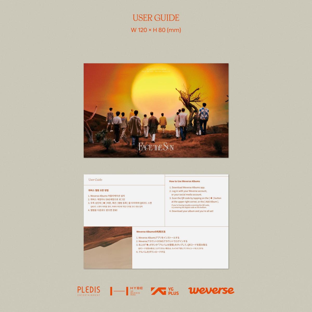 SEVENTEEN - FACE THE SUN Weverse Albums ver. (Random)