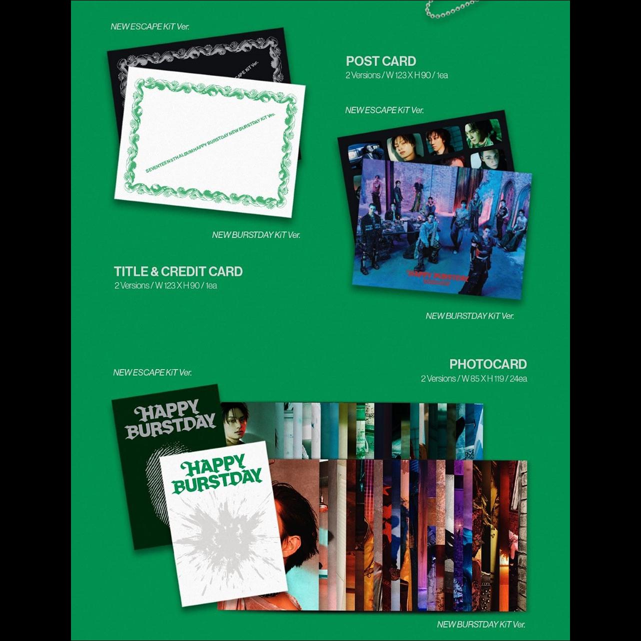SEVENTEEN - HAPPY BURSTDAY KiT Ver. / 5th Album