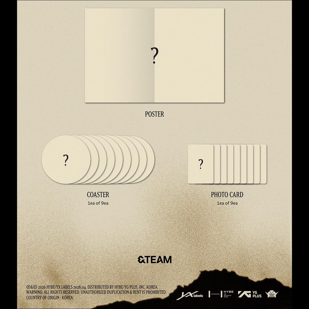 &TEAM [We on Fire] LIMITED EDITION / 3rd EP Album + Free Gift