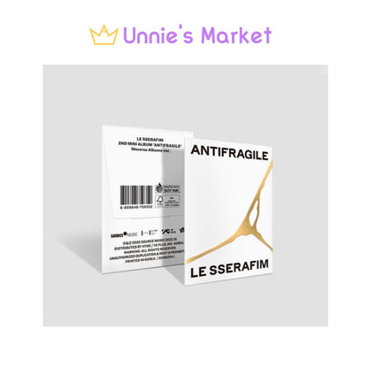 LE SSERAFIM - ANTIFRAGILE Weverse Albums Ver.